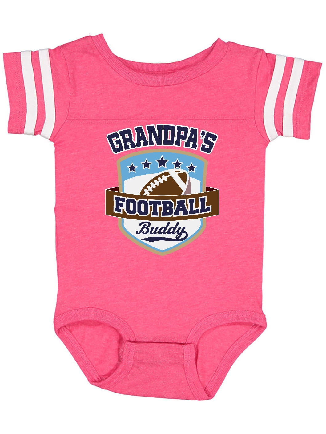Inktastic Grandpa Football Buddy Outfit Gift Baby Boy or Baby Girl