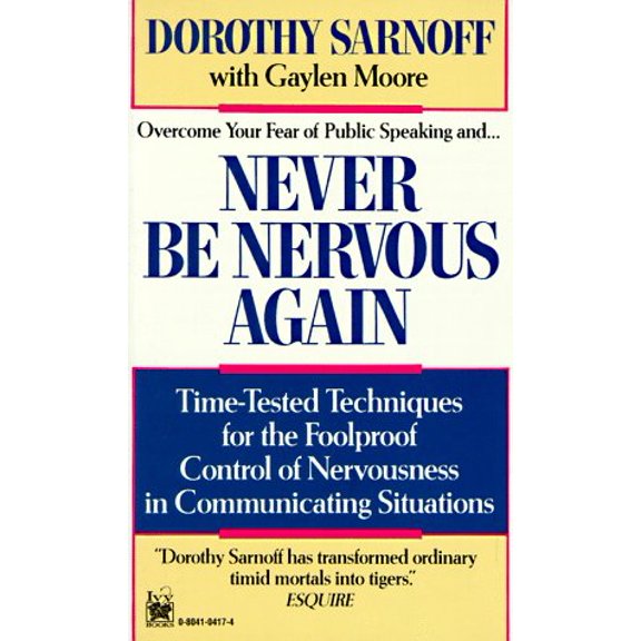 Pre-Owned Never Be Nervous Again, 9780804104173, 0804104174, Paperback,