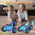 thumbnail image 3 of Coche Terucle Stunt RC con control remoto, rotación de 360°, 4WD, azul, 3 of 7