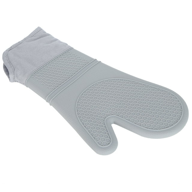 Guantes para asar, manoplas para horno, boca oblicua, guantes de cocina de silicona, manoplas de silicona para horno, mejoran tu experiencia Jadeshay A
