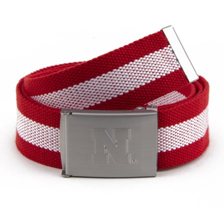 Men's Nebraska Huskers Fabric Belt