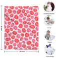 thumbnail image 4 of Pioneer Flower Floral Print Pattern Blanket,Comfortable Soft Lamb Wool Throw Blanket,All Season,Warm Lightweight Blankets for Sofa Bed Couch Living Room Chair,30"x40", 4 of 4