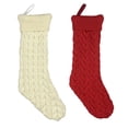 thumbnail image 6 of Large Christmas Stockings-15 Inches Christmas Stockings Double-Sided Cable Knitted Xmas Stockings Personalized for Family Christmas Party Classic Decorations, 6 of 9