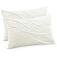 thumbnail image 2 of SUTENGDA GOGREEN Bamboo Waterproof Pillow Protector  Breathable Pillow Cover  Cooling Pillow Case Protector with Zipper  Super Soft Pillow Case Cover with Zipper (4 Packs  Standard 20”x26, 2 of 2