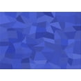 thumbnail image 1 of Ahgly Company Machine Washable Indoor Rectangle Transitional Blue Ribbon Blue Area Rugs, 2' x 3', 1 of 7