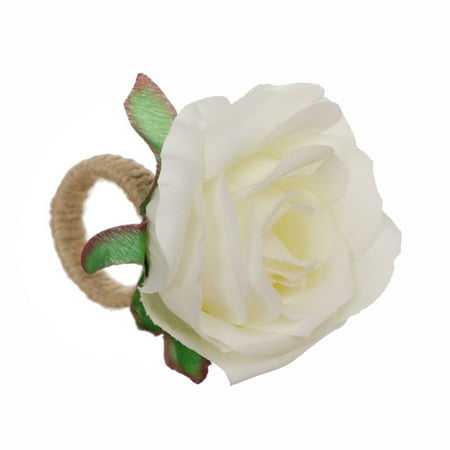 

Simulation Rose Flower Napkin Buckle Napkin Rings Napkin Rings Used for Hotel Valentine s Day Wedding Holiday Decoration