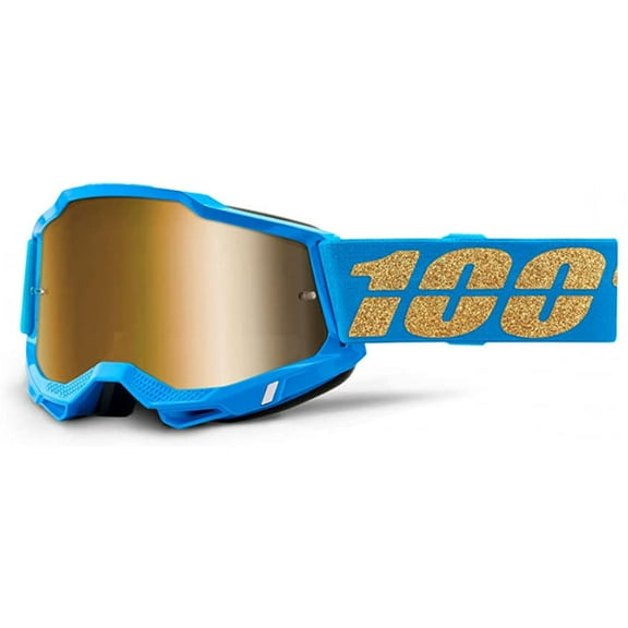 100 Percent Eyewear Accuri 2 Waterloo With True Gold Lens Motocross Goggles