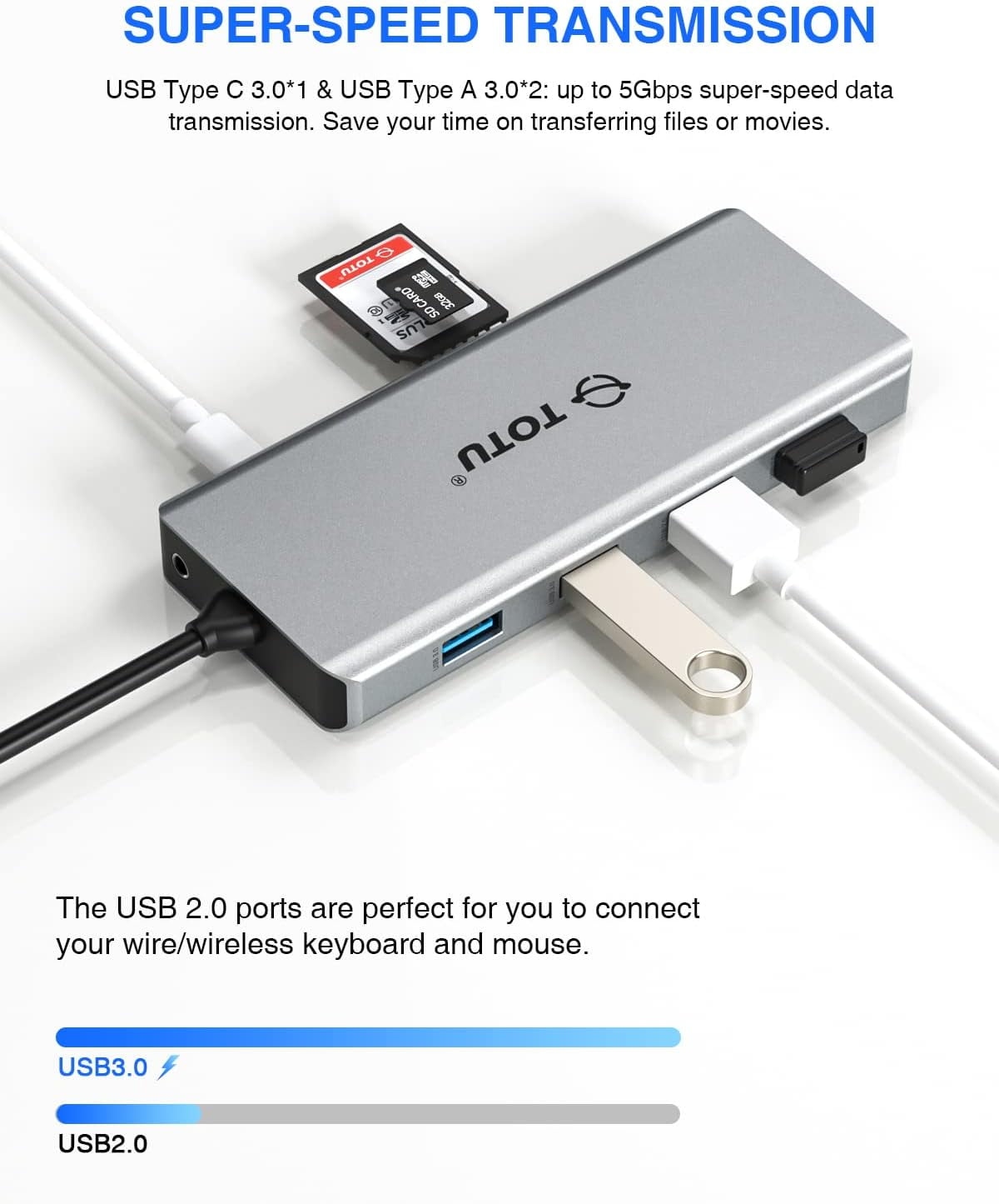Docking Station, USB C Hub, 12 in 1 Surface Pro Docking Station with 4K HDMI, Ethernet, VGA, 92W PD, USB-C 3.0 and 2 USB 3.0 for MacBook Pro Air and Type-C Laptops with Thunderbolt 3 or 4