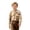Khaki-j10, variant on JAJAHO Boys Plaid Shirts Kids Boy Button Down Shirt Long Sleeve Stand Collar Regular Fit Dress Blouses School Uniform Wear 2-14Y Comfy Tops