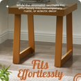 thumbnail image 4 of ZYPPP Charlie Table - Sturdy, Versatile, Sleek and Modern Accent Piece Perfect for Small Spaces & Living Room (Honey Ginger, End Table), 4 of 7