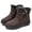 Brown, variant on Ecetana Women Winter Snow Boots Keep Warm Ankle Booties Non-Slip and Waterproof Shoes