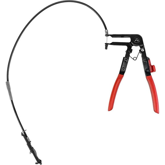Hose Clamp Pliers, Hose Clamp Pliers with 620mm Bowden Cable, Automotive Maintenance Tools, 1 Piece