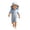 Z15-Blue, variant on Infant Girl Swimsuit Ruffled One Piece Bathing Suit with Hats Summer 12M-4T Swimsuit for Girls Long Sleeve Piece Swimsuit With Hat Baby Toddler