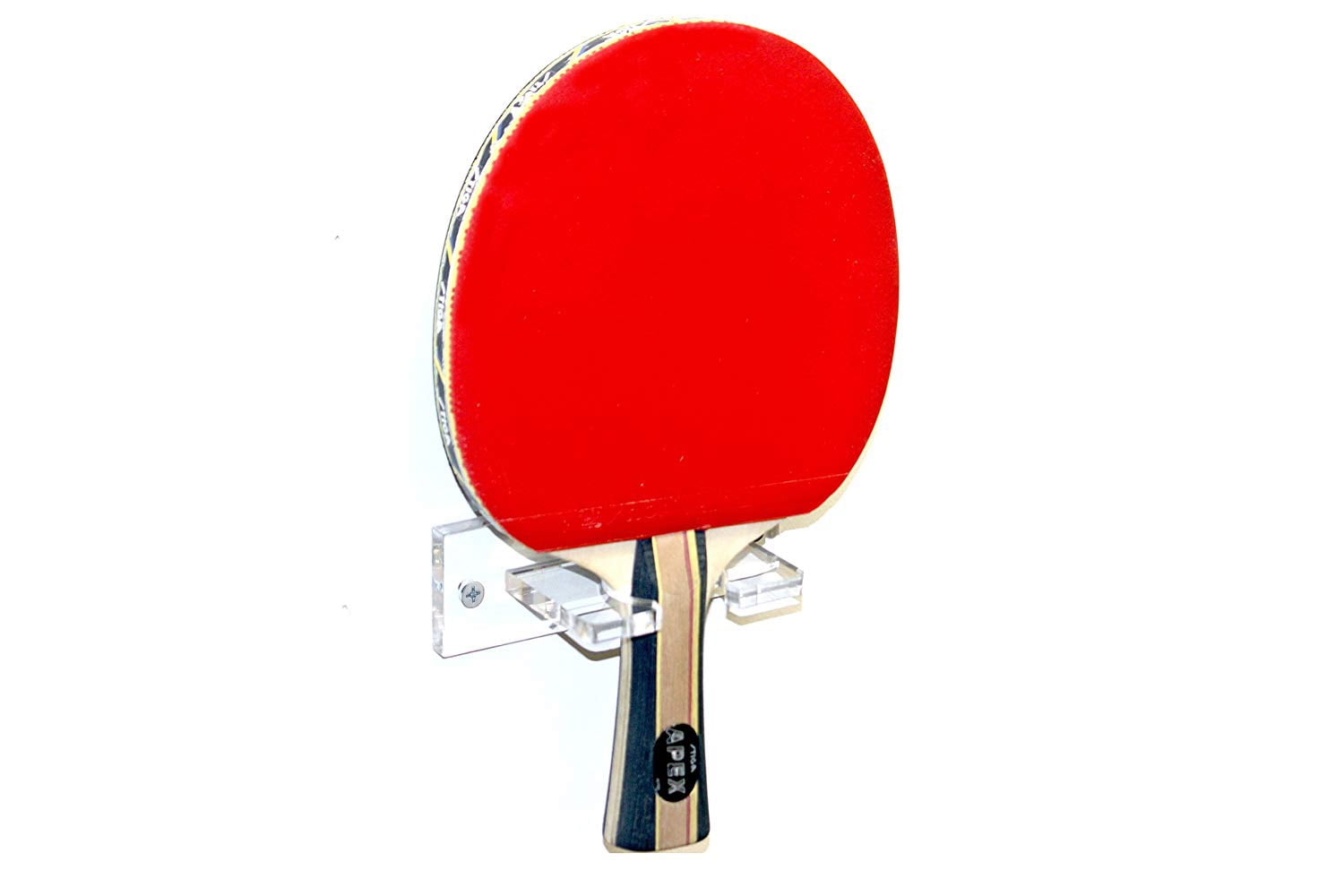 Table Tennis Ping Pong Bat Storage Rack Wall Mount Racket Holder Display Grey 