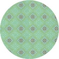 thumbnail image 1 of Ahgly Company Machine Washable Indoor Square Transitional Green Area Rugs, 3' Square, 1 of 7