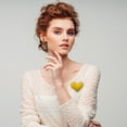 thumbnail image 5 of Abrazos de bolsillo con forma de corazón, tejidos a crochet, hechos a mano | Tarjeta de nombre extraíble | Regalo en bolsa de organza | Hilo acrílico y relleno de poliéster | Recuerdo decorativo, 5 of 5