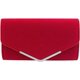 thumbnail image 2 of Red-26*15*6CM Bolso de Noche para Mujer con Cadena de Terciopelo Desmontable para Boda JM, 2 of 5