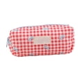 thumbnail image 2 of Floral Cotton Makeup Brush Cosmetic Bag, Travel Quilted Zipper Make Up Bag, Toiletry Organizer Case Makeup Cosmetic Travel Cloth Pouch, 2 of 7