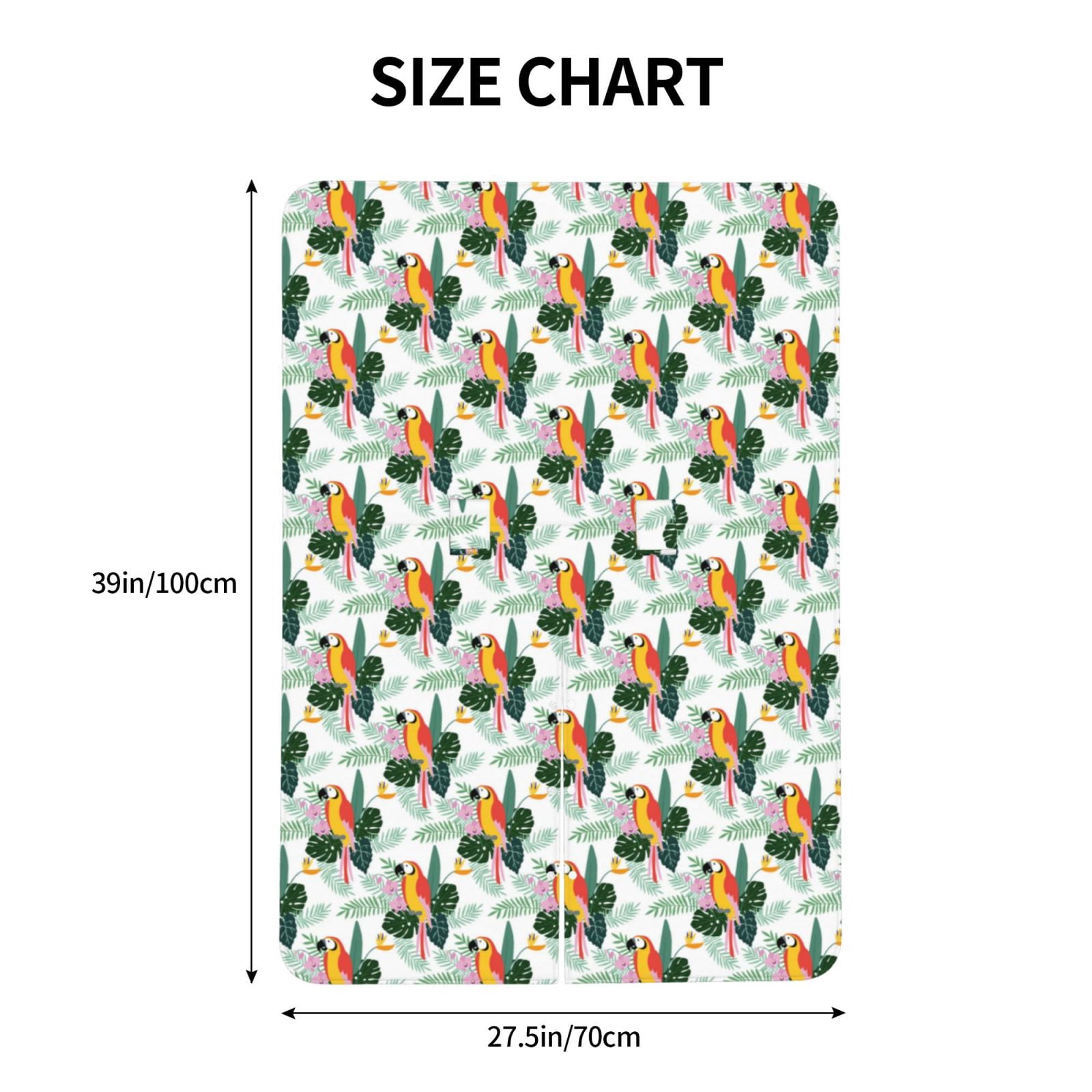 Car Seat Cover Baby - Colorful Parrot Flower Palm Leaf Breathable Infant Car Seat Cover for Baby Carseat, Lightweight Comfort Baby Essentials Must Haves Newborn Stuff for Girl Boy