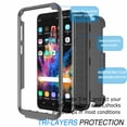 thumbnail image 4 of Galaxy Note 8 / S9 Plus / S9 Cases Cover, Galaxy S9 Holster Belt, Heavy Duty Protection Full-body Rugged with Kickstand + Holster Belt Clip Carrying Armor Case Shell, 4 of 6