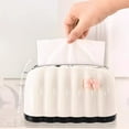 thumbnail image 4 of HaoXun Cute White Plastic Tissue Box for Living Room & Coffee Table Decor | Multi-Scenario Household Storage Organizer with Non-Slip Base, Easy Refill & Cleaning, 19x12.2x11cm, 4 of 8