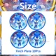 thumbnail image 4 of Juego Son-iced Lightning Hedgehog DIY Escena Diseño Decoración de fiesta Suministros Figura de anime Animal Vajilla Adorno de pastel de papel Recuerdo de niño, 4 of 5