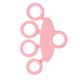 thumbnail image 5 of Fortalecedor de agarre de mano Entrenador Ejercicio de fuerza Escalada de alta elasticidad para entrenamiento Ejercicios de antebrazos de escalada en Tirador Rosa Claro, 5 of 9