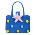 thumbnail image 2 of Bolso de mano de fieltro para niños bolsa portátil con asa Ehuebsd de dibujos animados decoración de moda, 2 of 9