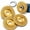 3*Flat Surface, variant on Angle Grinder Polishing Pad, Wood Carving Disc Set, Tungsten Carbide Grinding Wheel Wood Carving for 4" & 4-1/2" Grinders, Woodworking Attachment for Cutting, Shaping, Sanding (3*Flat Surface)