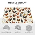 thumbnail image 4 of Easygdp Roosters And Chickens Microfiber Absorbent Dish Drying Pad,Kitchen Drying Mat,Can Be Hung, Strong Water Absorption Capacity,Quick Drying, 4 of 9