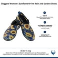 thumbnail image 5 of Sloggers  Sunflower Print Rain and Garden Shoes (Women), 5 of 5