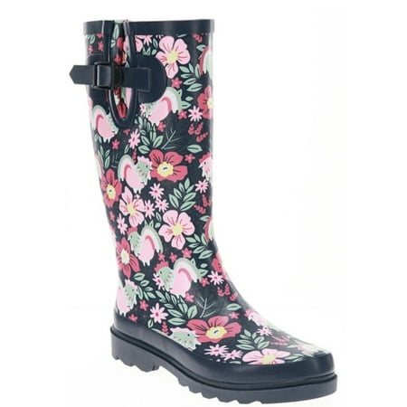 Western Chief TSC21004781P Women's Shabby Chick Boots Size: 10 Color: Navy