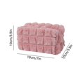 thumbnail image 3 of Steadline Bow Decor Nylon Storage Pouch,Zipper Small Accessory Organizer,Compact Carry Bag For Cosmetic Tools Jewelry Stationery Travel Sorting And Daily Sundry Arrangement(Pink), 3 of 7