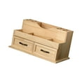 thumbnail image 4 of Organizador de maquillaje de madera para tocador con cajones Multi compartimres Organizador de mesa Caja de maquillaje para el dormitorio de baño, 4 of 9