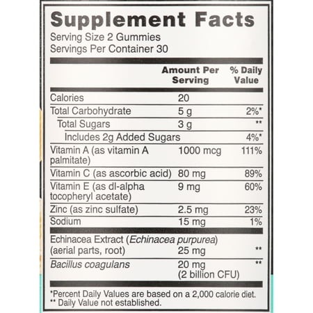 Optimum Nutrition, Immunity + Probiotics Vitamin Gummies, Tangerine, 60 Gummies, 30 Servings