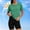 Army Green, variant on Women's Quick Dry Athletic Tee Crew Neck Back Split Pleat Lightweight Loose Short Sleeve Yoga Shirt Navy XL