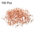 thumbnail image 3 of Unique Bargains 100 Pieces Metal Wire Hollow Out Clips 32mm Mini Binder Paper Clip Rose Gold, 3 of 6