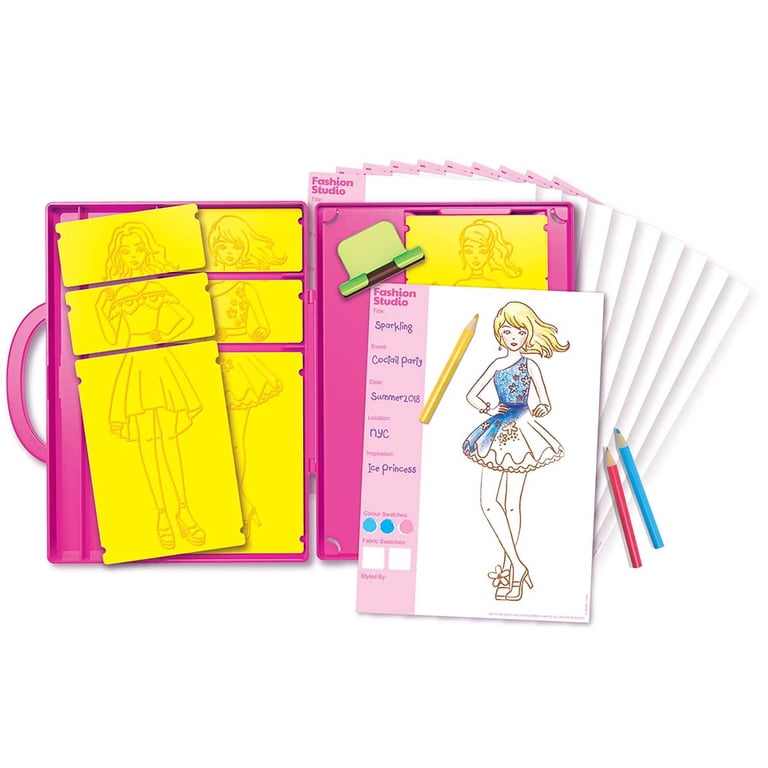 4M: KidzMaker: My Design Portfolio Fashion Studio - Design & Draw