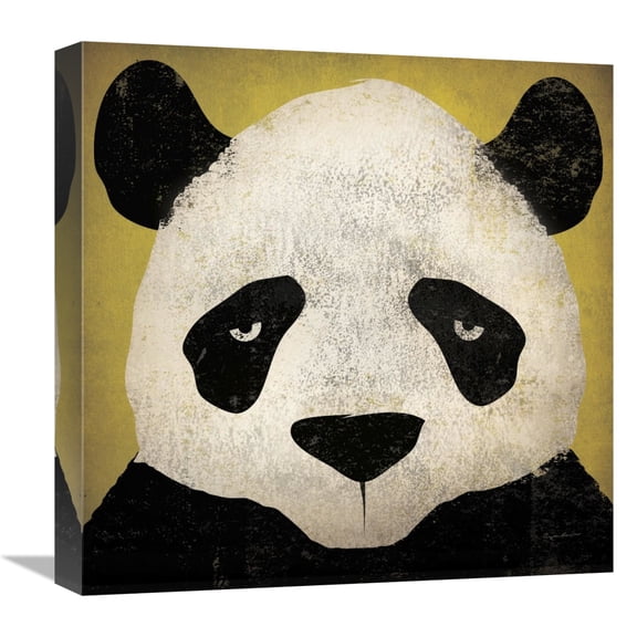 Global Gallery's 'Panda Wow' By Ryan Fowler Stretched Canvas Wall Art
