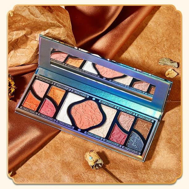 XWSHYW Sombra de Ojos Sombra de Ojos, Polvo, No Fácil de Quitar, Color Natural 16,6 G