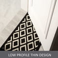 thumbnail image 5 of Indoor Door Mat (Black Kite) Front Door Rug, 20"x 32" Anti Slip Checkered Geometric Pattern Welcome Mat Indoor, Absorbent Thin Door Rugs Inside Door Mats for Entryway, 5 of 5