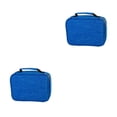 thumbnail image 1 of Billuyoard Organizador de almacenamiento de alta capacidad de poliéster para útiles escolares Bolsa de almacenamiento práctica REGALO Estuche Azul 2Conjunto, 1 of 6