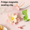 thumbnail image 3 of Shoreew Sealing Clip Double-Layer Flowers Magnetic Fridge Magnets Snack Bag Sealer for Chips Nuts Kitchen Storage Accessories, 3 of 7