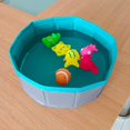 thumbnail image 1 of Lavabo de limpieza para mascotas plegable de PVC, piscina portátil para perros y gatos, 1 of 6