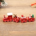 thumbnail image 3 of Nuevo llega el tren de madera de la Navidad de las decoraciones de la Navidad para el regalo de Navidad, 3 of 4