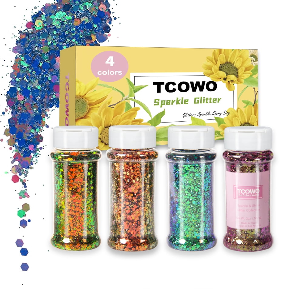 Multicolor Chameleon Shinning Glitter Shakers Color-Shifting Craft Glitter for Stunning DIY Projects