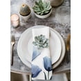 thumbnail image 3 of Cloth Napkins Set of 2 - 20x20 Inches, Blue Spring Floral Washable Reusable Table Napkins, Tulip Blooming Summer Botanical Soft & Absortbent Dining Napkin for Party Wedding Hotel Restaurant, 3 of 8
