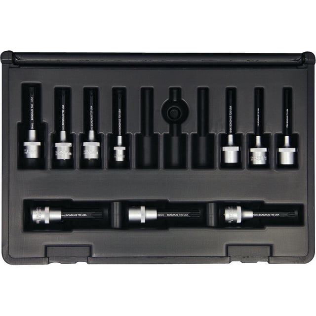SET DE 9 PUNTAS PROHOLD™ C/DADO DE 50MM LARGO. BONDHUS 31038 BONDHUS 31038