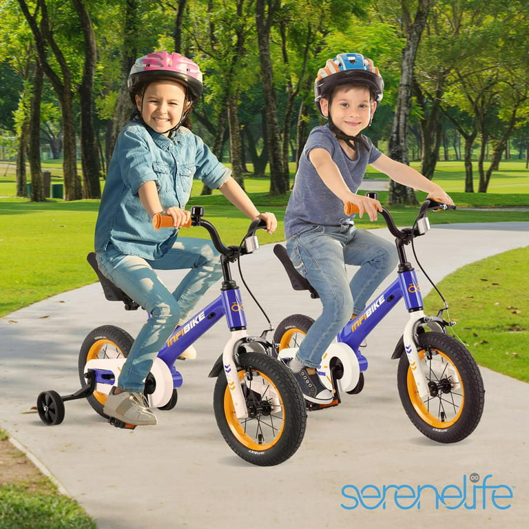 Serenelife Childrens-Road-Bicycles Kids Bike with Training Wheels