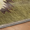 thumbnail image 5 of Addison Rugs Dream Shag Premium Machine Washable Transitional Aztec Green Round Rug, 8' x 8', 5 of 8